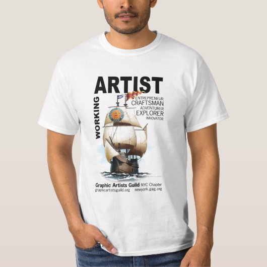 NY grafische Künstler-Innungs-Shirt 11a T-Shirt (Vorderseite)