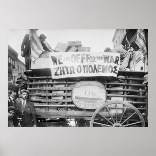 NY Griechen: Krieg 1912 Poster (Vorne)