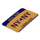 NY License Plate Magnet (Linke Seite)
