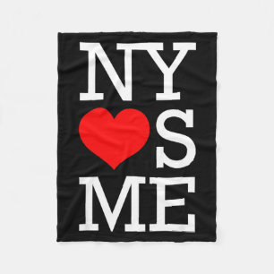 Ny liebt mich lustig ich liebe New York Fleecedecke