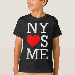 Ny liebt mich lustig ich liebe New York T-Shirt