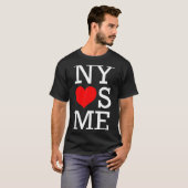 Ny Loves Me Funny I Heart New York  T-Shirt (Vorne ganz)