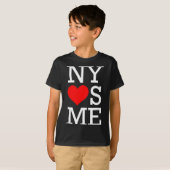 Ny Loves Me Funny I Heart New York T-Shirt (Vorne ganz)