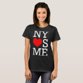 Ny Loves Me Funny I Heart New York  T-Shirt (Vorne ganz)