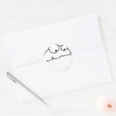 NY Monster Runder Aufkleber (Umschlag)