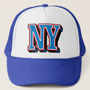 NY New York Fernlastfahrer-Hut Truckerkappe