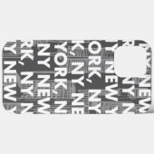 NY NEW YORK Grafikmuster Case-Mate iPhone Hülle (Rückseite (Horizontal))