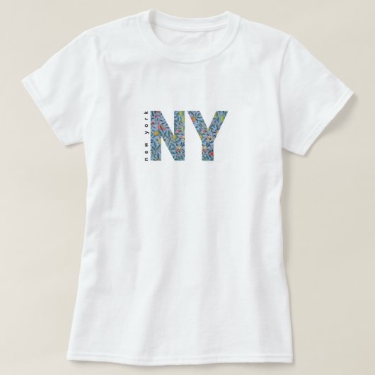 NY New York Women's T - Shirt (Design vorne)
