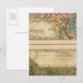 NY, NJ, Pa, Del, Md Postkarte (Vorne/Hinten)