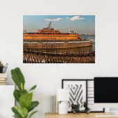 NY, NY - The Staten Island Ferry Poster (Heimbüro)