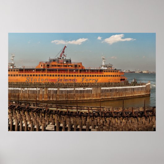 NY, NY - The Staten Island Ferry Poster (Vorne)