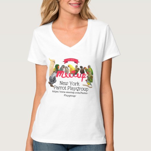 NY Parrot Playgroup Frauenlogo Shirt (Vorderseite)