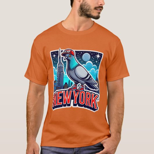 NY PIGEON 7 T-Shirt (Vorderseite)
