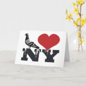 NY Pigeon Karte (Gelbe Blume)