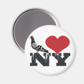NY Pigeon Magnet (Vorderseite/Rückseite)