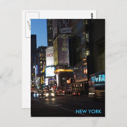 NY POSTKARTE (Vorne/Hinten)