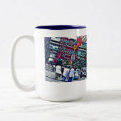NY presbyterianische Krankenhaus-Tasse 2 Zweifarbige Tasse (Links)