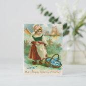 NY Public Library Vintage Birthday Card # 3 Postkarte (Stehend Vorderseite)