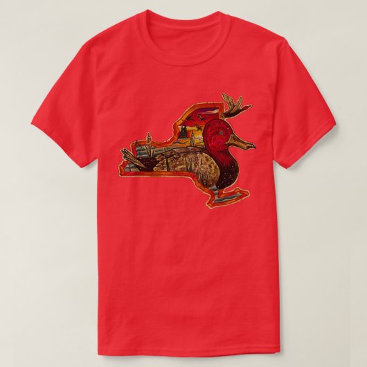 NY Redhead Duck T-Shirt (Design vorne)