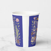 NY Retro-Collage-Design Pappbecher (Rechts)