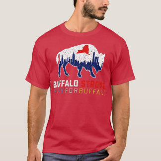 NY Skyline Flag Buffalo Strong Beten für Buffalo T-Shirt