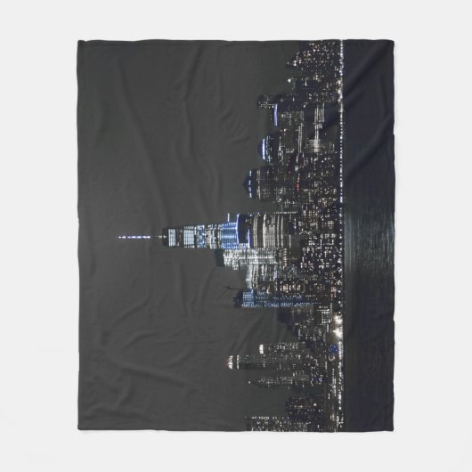 NY Skyline Fleecedecke (Vorderseite)