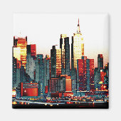 NY Skyline Magnet (Vorne)