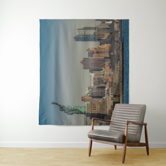 NY Skyline Wandteppich (Beispiel)