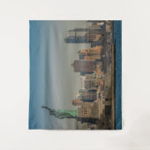 NY Skyline Wandteppich (Vorderseite)