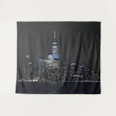 NY Skyline Wandteppich (Vorderseite (Horizontal))
