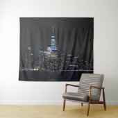 NY Skyline Wandteppich (Beispiel (Horizontal))