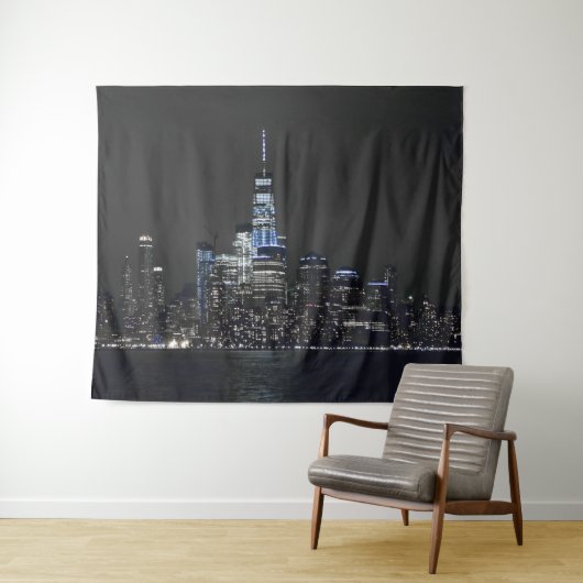 NY Skyline Wandteppich (Beispiel (Horizontal))