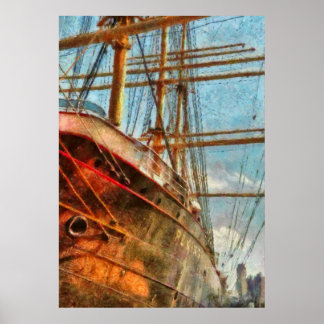 NY - South Street Seaport - Peking Poster