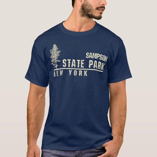 NY Souvenir Geschenk für Sampson Staat Park T-Shirt (Vorderseite)