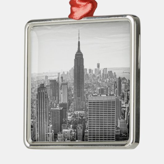 NY Stadtskyline-Reich-Staats-Gebäude, WTC BW Ornament Aus Metall (Links)