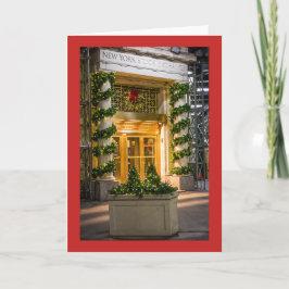 NY Stock Exchange Christmas Feiertagskarte