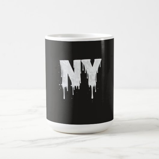 NY Straßenatmosphäre Kaffeetasse (Mittel)