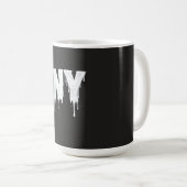 NY Straßenatmosphäre Kaffeetasse (VorderseiteRechts)