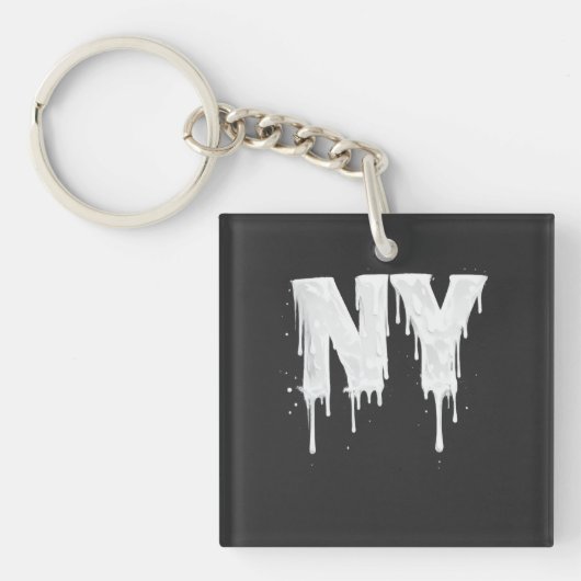 NY Straßenatmosphäre Schlüsselanhänger (Vorderseite)