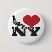NY Taube Button (Vorderseite)