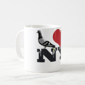 NY Taube Kaffeetasse (Vorderseite Links)