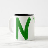 NY Text Coffee Tasse (Vorderseite Links)