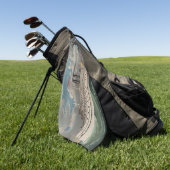 NY Voyage Grand Paddlewheel Dampfboot Pilgrim Golfhandtuch (Gras)