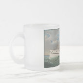 NY Voyage Grand Paddlewheel Dampfboot Pilgrim Mattglastasse (Links)