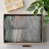 NY Voyage Grand Paddlewheel Dampfboot Pilgrim Seidenpapier (Geschenk)