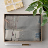 NY Voyage Grand Paddlewheel Dampfboot Pilgrim Seidenpapier (Geschenk)