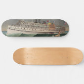NY Voyage Grand Paddlewheel Dampfboot Pilgrim Skateboard (Horizontal)