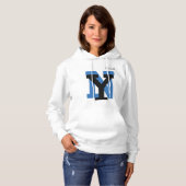 NY/Women's Basic Hooded Sweatshirt/Personalisiert Hoodie (Vorne ganz)