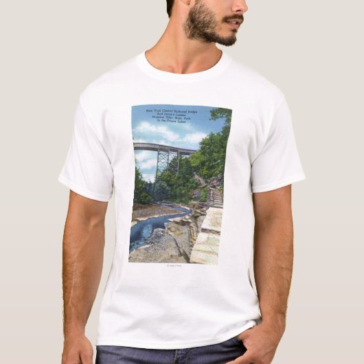 NY zentrale Eisenbahn-Brücke, Jakobs Leiter T-Shirt (Vorderseite)