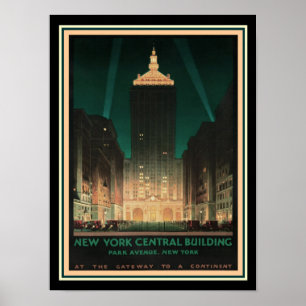 NY zentrales /Helmsley Gebäude ca.1930 Poster